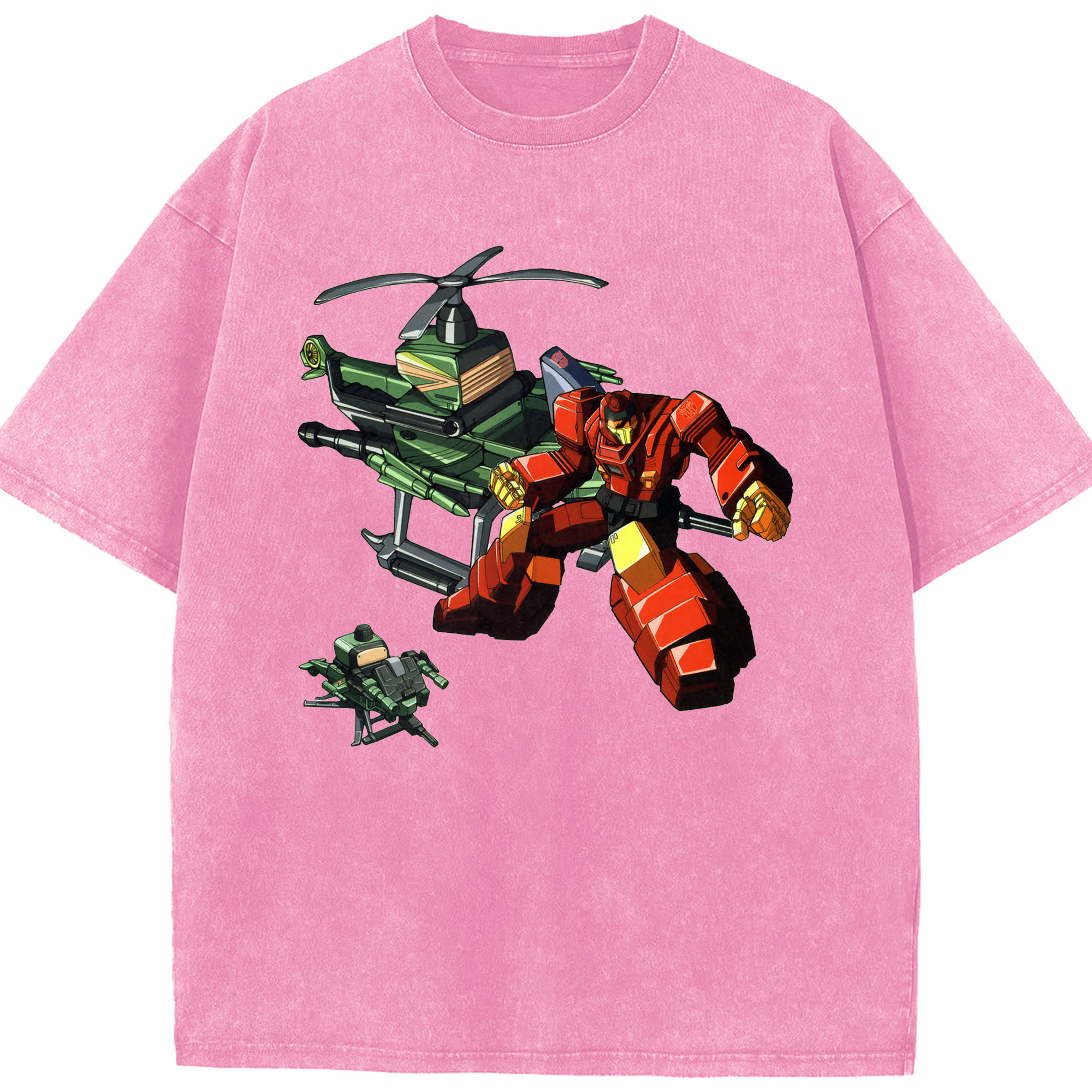 （画像用）  綿100% ヴィンテージ風 半袖Tシャツ（フロントプリント）